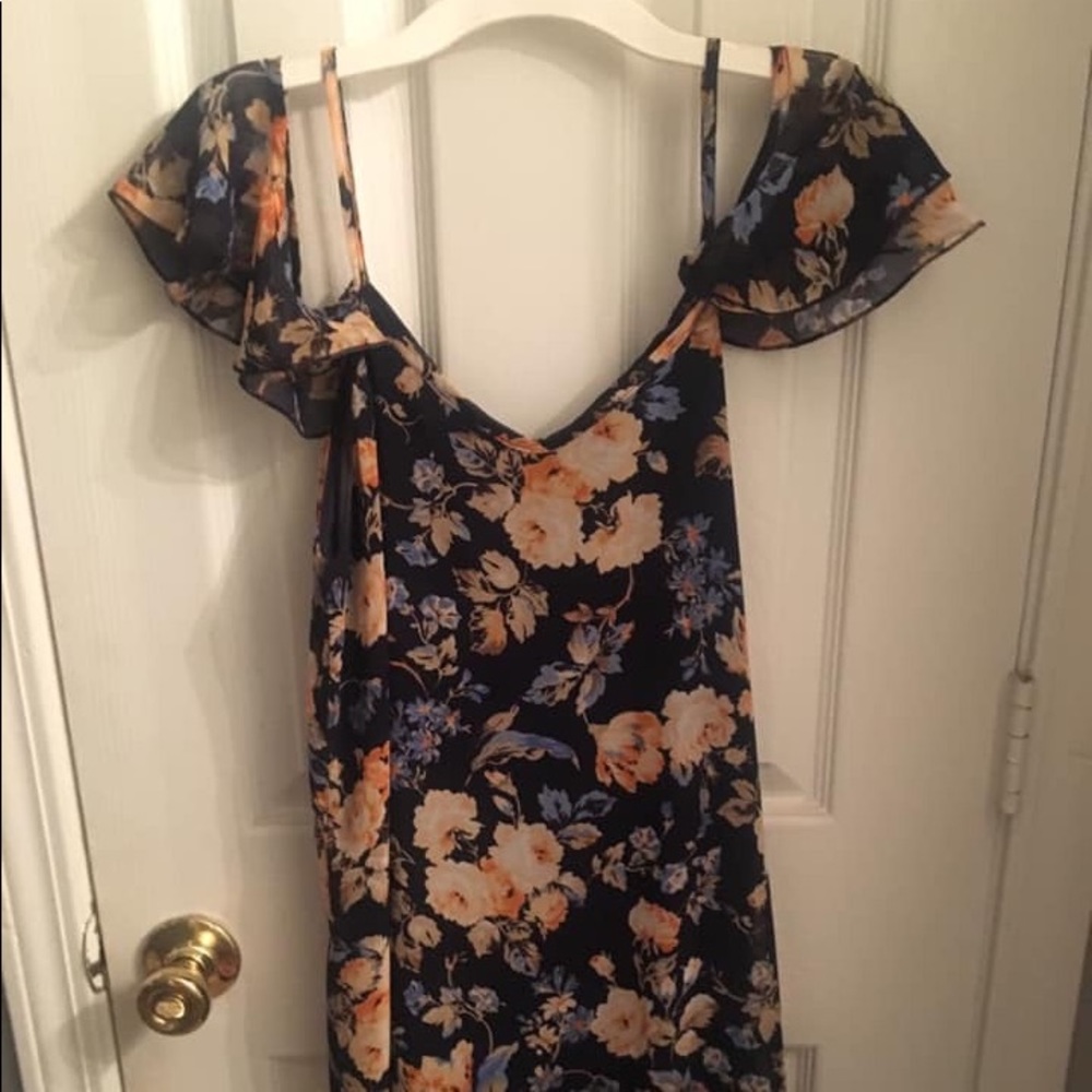 Lizard thicket floral dress